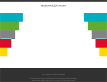 Tablet Screenshot of andrewdalefry.com